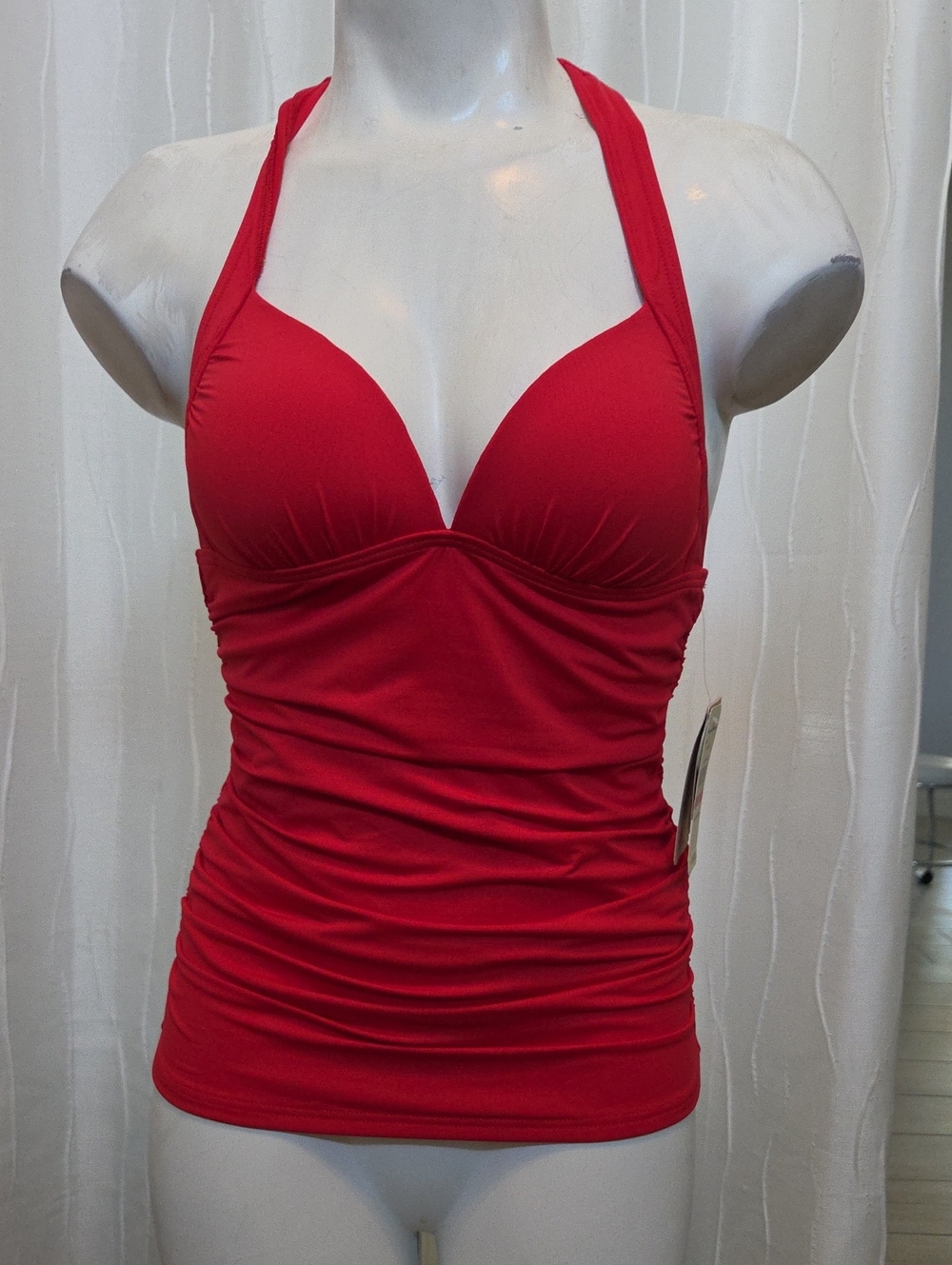 NWT Tommy Bahama Red Tankini Top - Picture 11 of 11